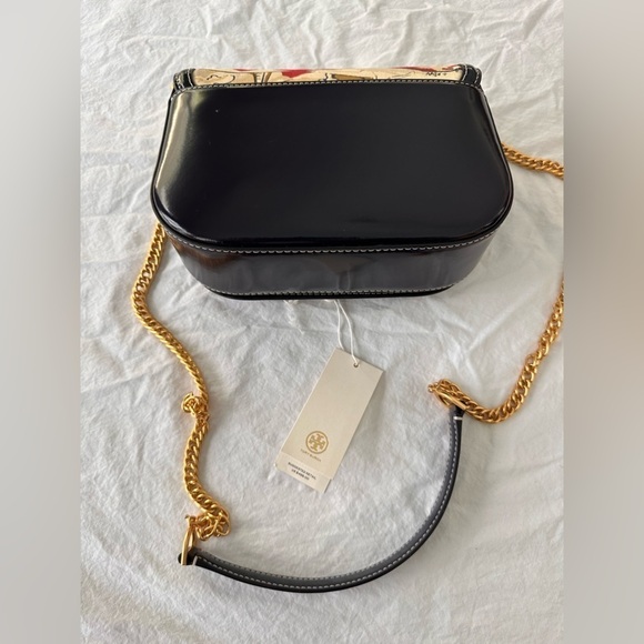 Tory Burch Robinson Printed Canvas Shoulder Bag Kite Landscape NWT - Picture 11 of 16